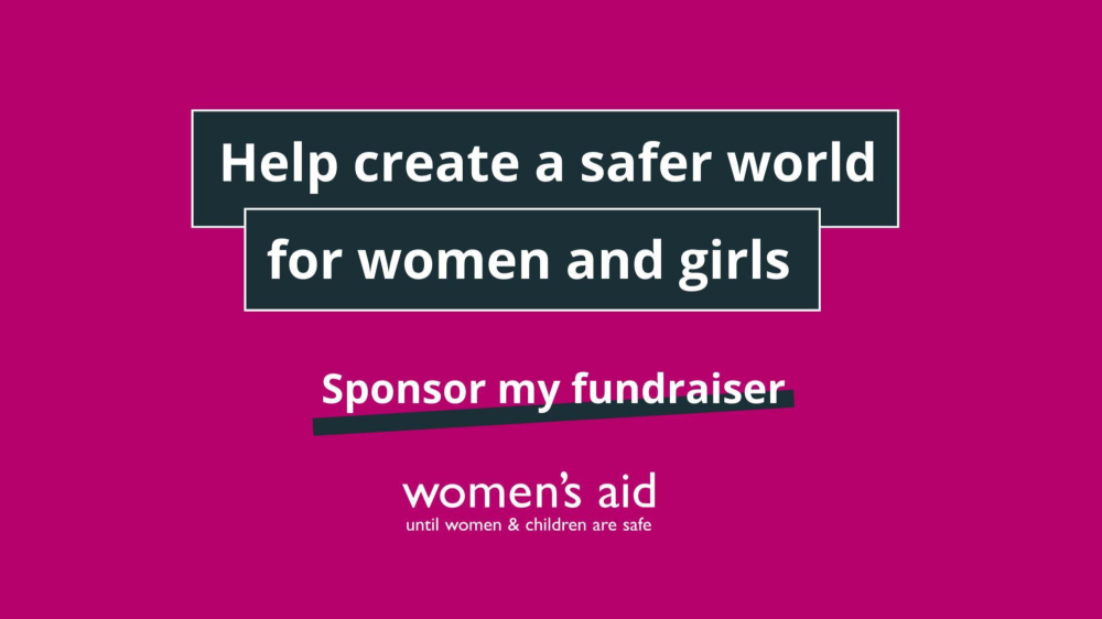 Help create a safer world for women and girls. A poster from Women's Aid Federation of England